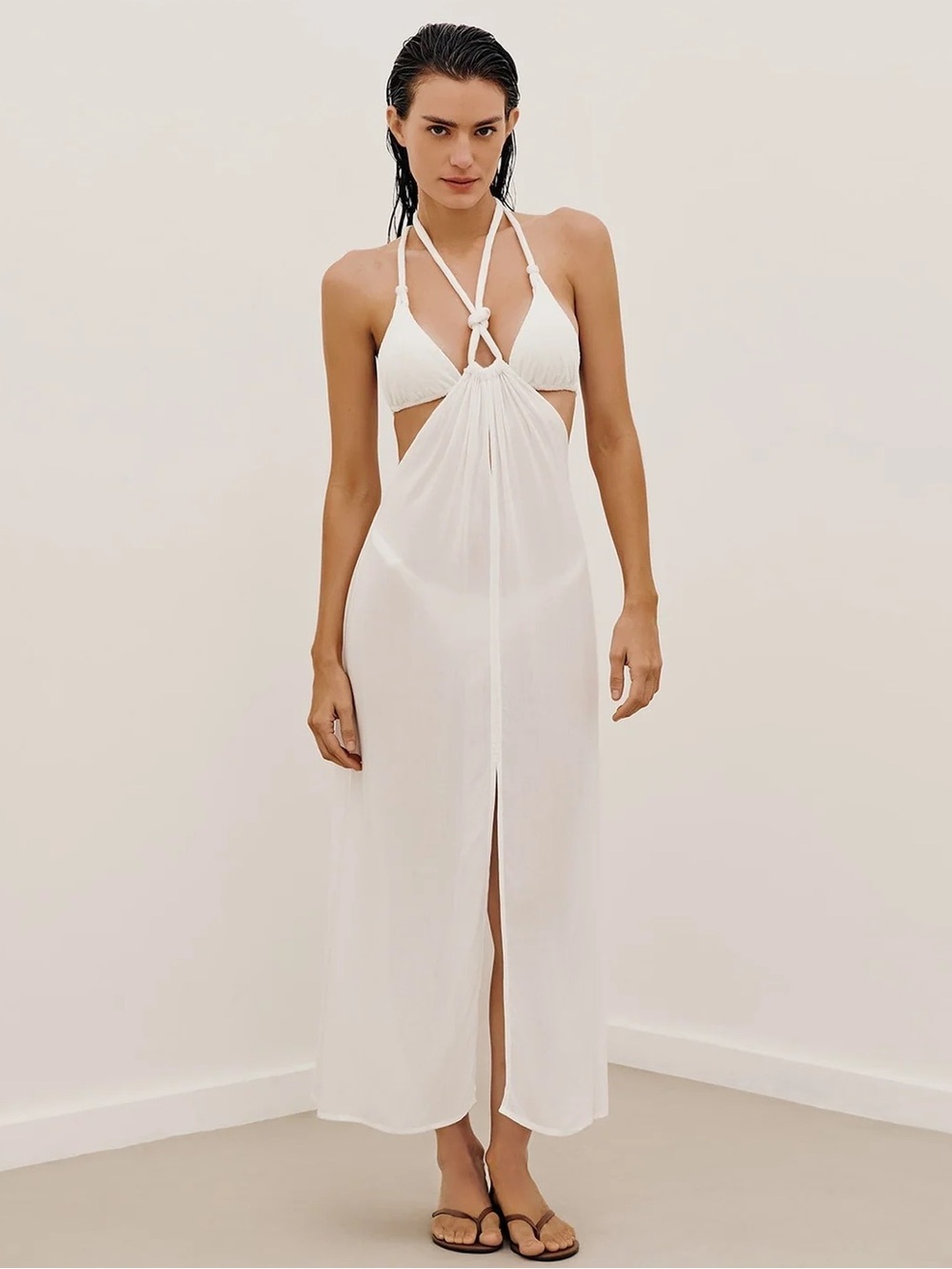 Vix Paula Hermanny Sally Long Swim Cover Up